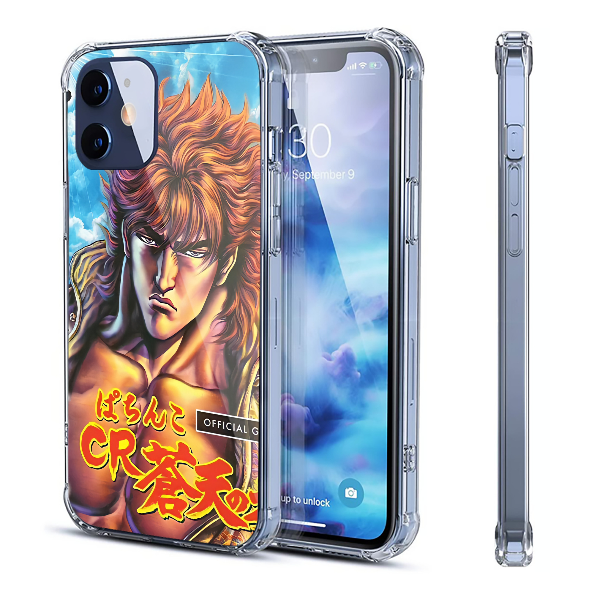 （画像用） 北斗の拳 Fist of the North Star 【iPhone 12シリーズ対応】透明スマホケース（クリアソフトケース）